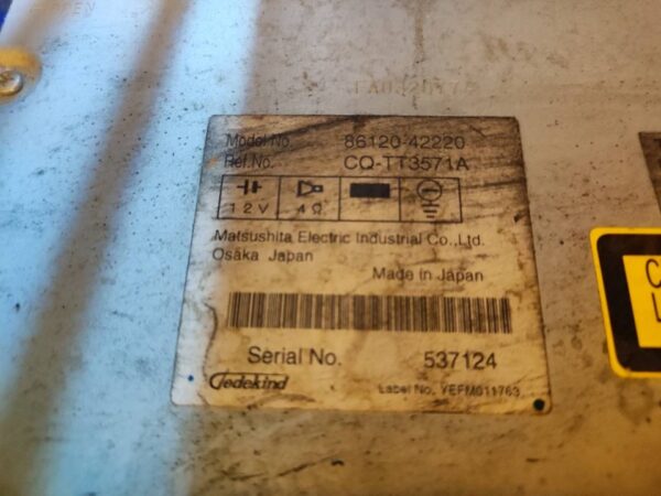 SISTEMA AUDIO / RADIO CD 101033