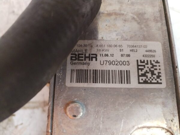 ENFRIADOR ACEITE MOTOR 114108