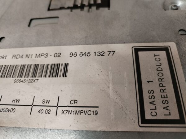SISTEMA AUDIO / RADIO CD 127128