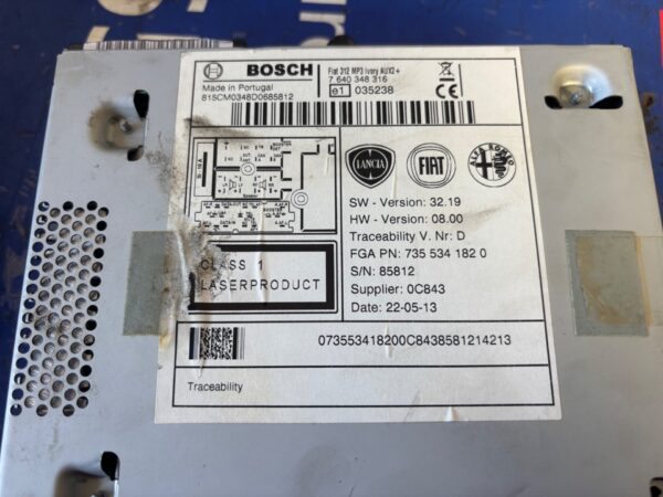 SISTEMA AUDIO / RADIO CD 126455