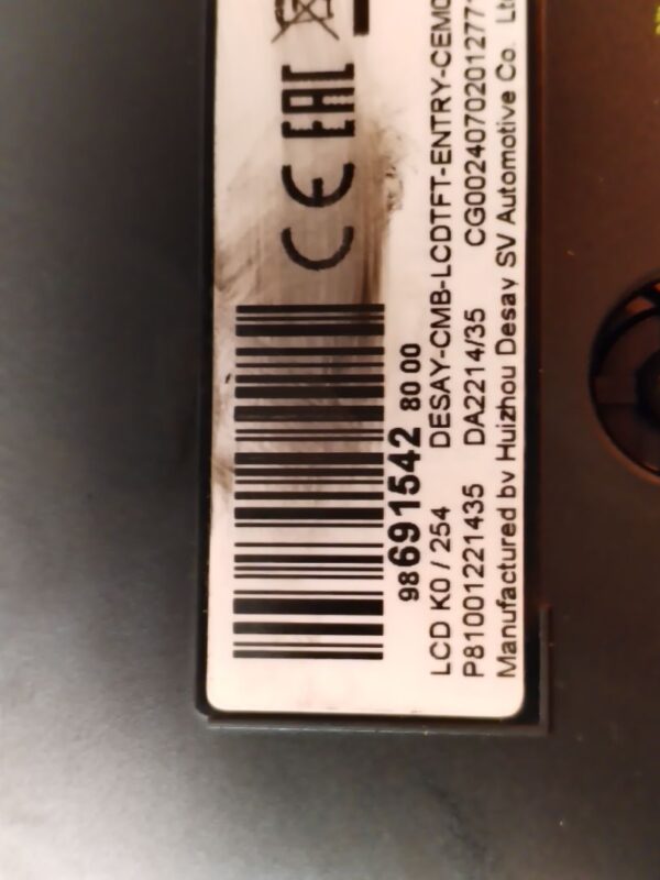 MANDO CALEFACCION / AIRE ACONDICIONADO 127233