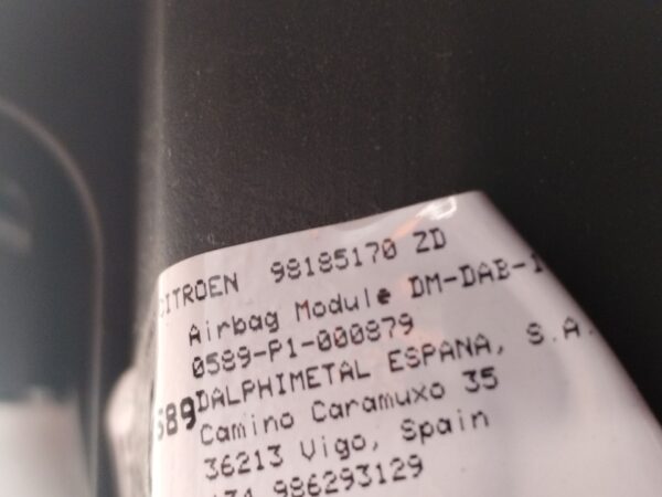 AIRBAG DELANTERO IZQUIERDO 129144