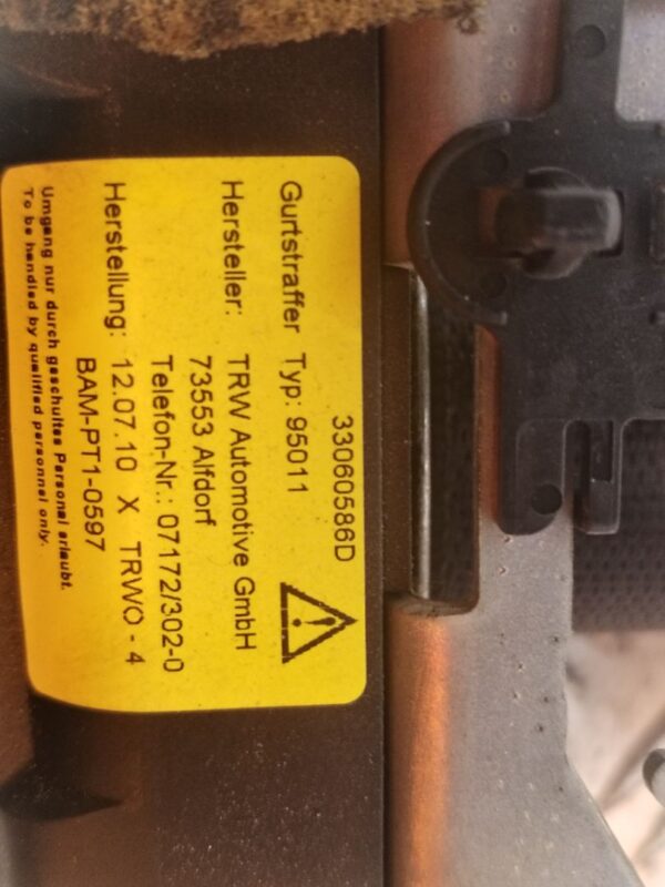 CINTURON SEGURIDAD TRASERO IZQUIERDO 128550