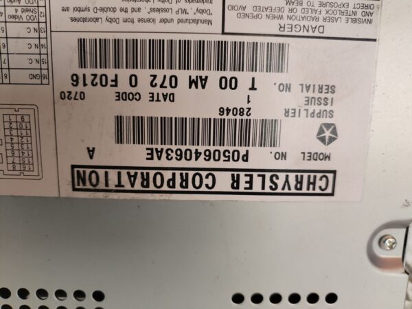 SISTEMA AUDIO / RADIO CD 127496