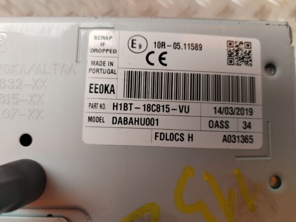 SISTEMA AUDIO / RADIO CD 129323