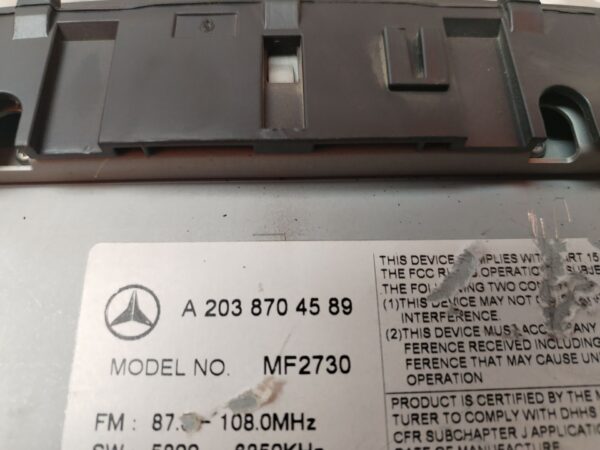 SISTEMA AUDIO / RADIO CD 131155