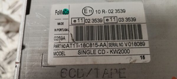 SISTEMA AUDIO / RADIO CD 132330