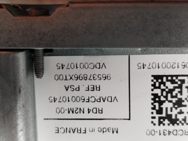 SISTEMA AUDIO / RADIO CD 132817