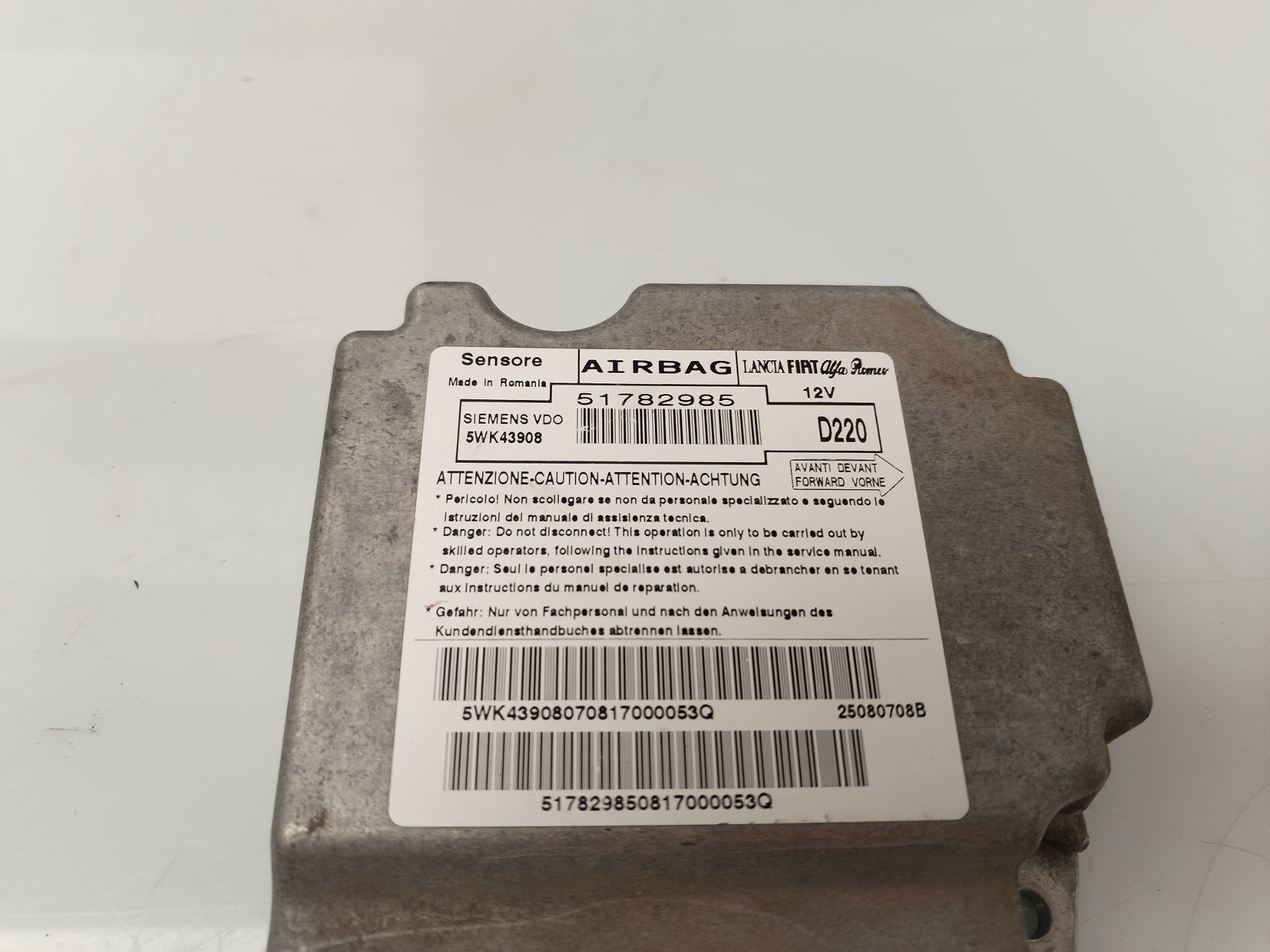 CENTRALITA AIRBAG 134303