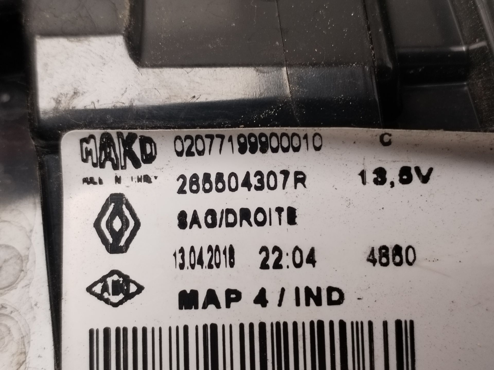 PILOTO TRASERO DERECHO 134349