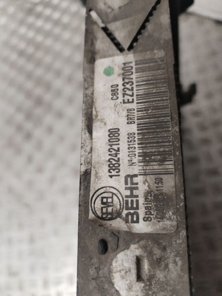 RADIADOR AGUA 133501