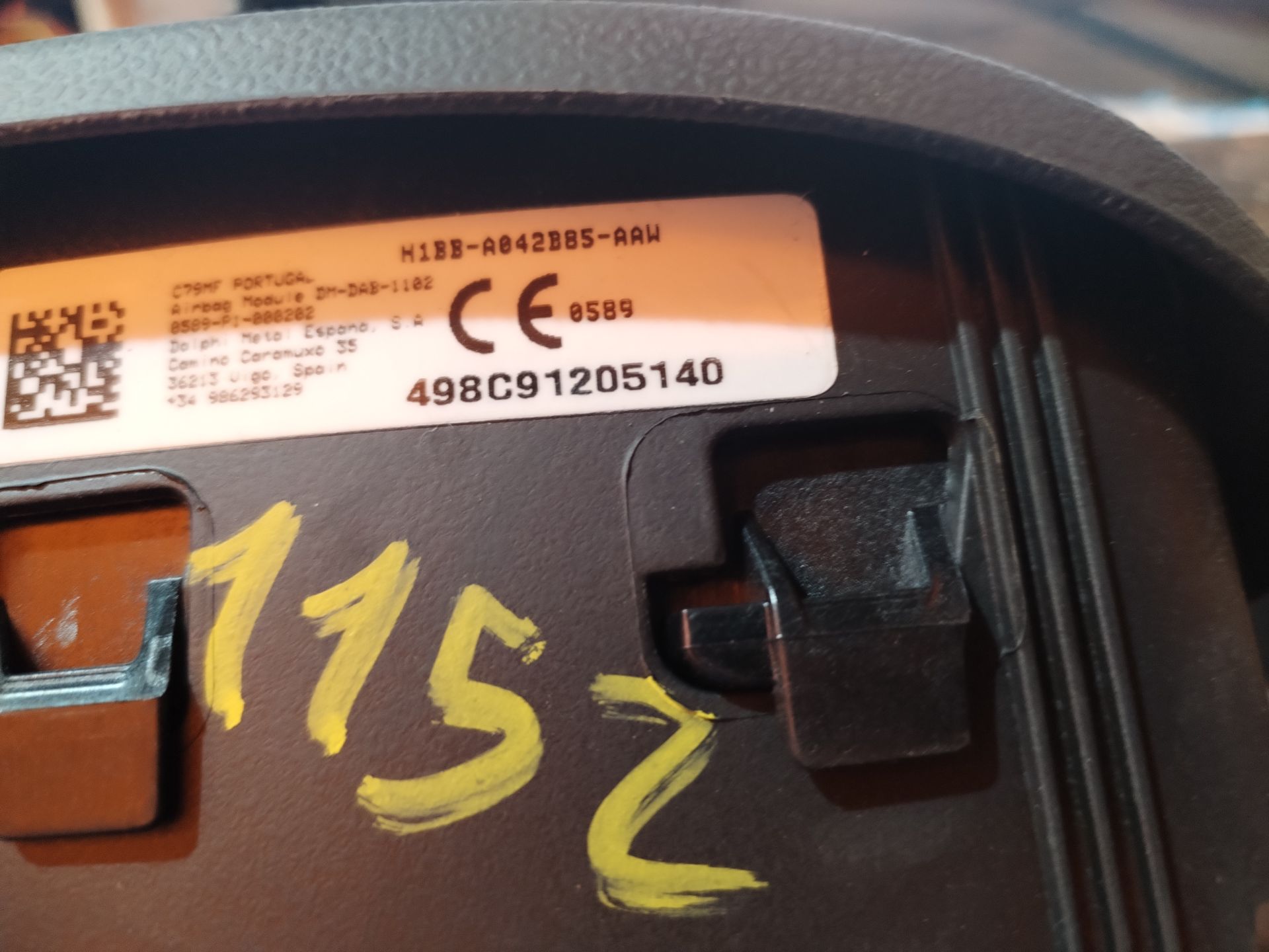 AIRBAG DELANTERO IZQUIERDO 129308