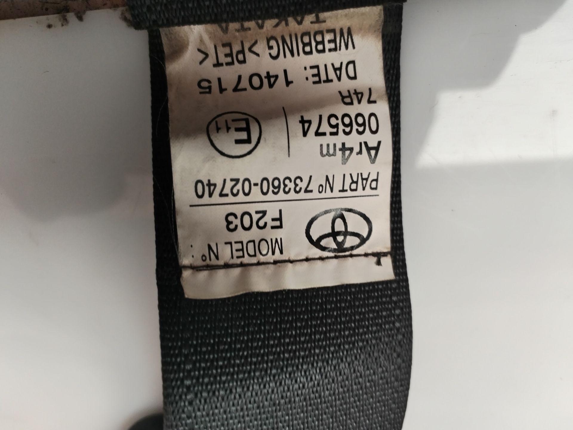 CINTURON SEGURIDAD TRASERO IZQUIERDO 135045