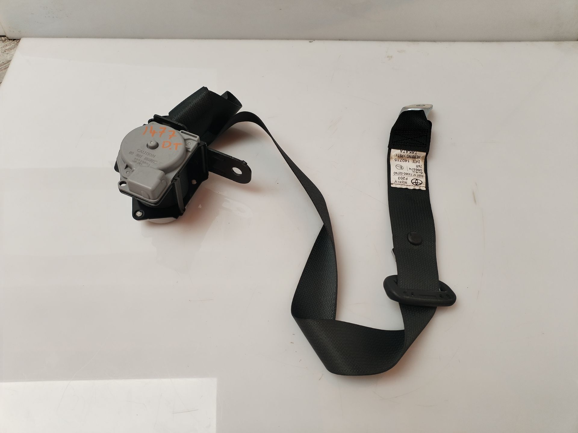 CINTURON SEGURIDAD TRASERO DERECHO 135046