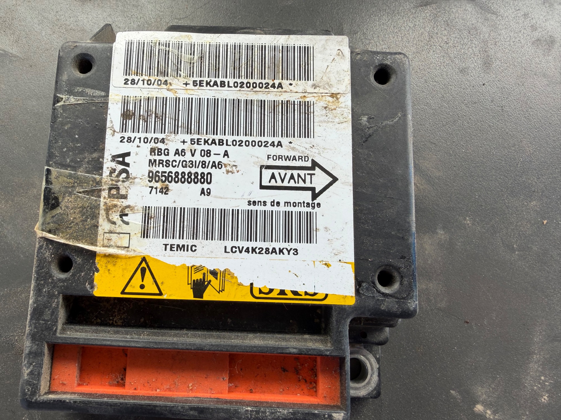 CENTRALITA AIRBAG 134993