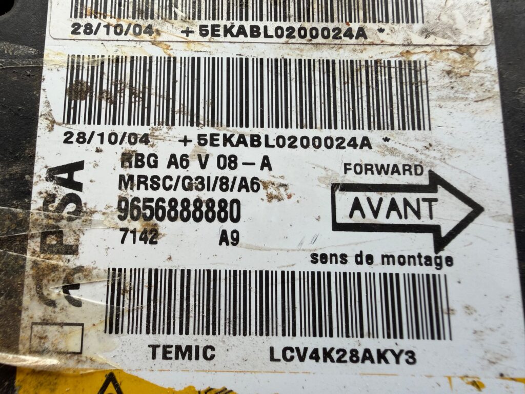 CENTRALITA AIRBAG 134993