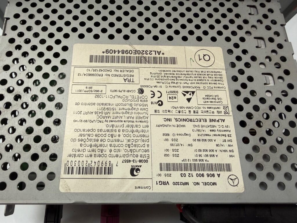 SISTEMA AUDIO / RADIO CD 136032