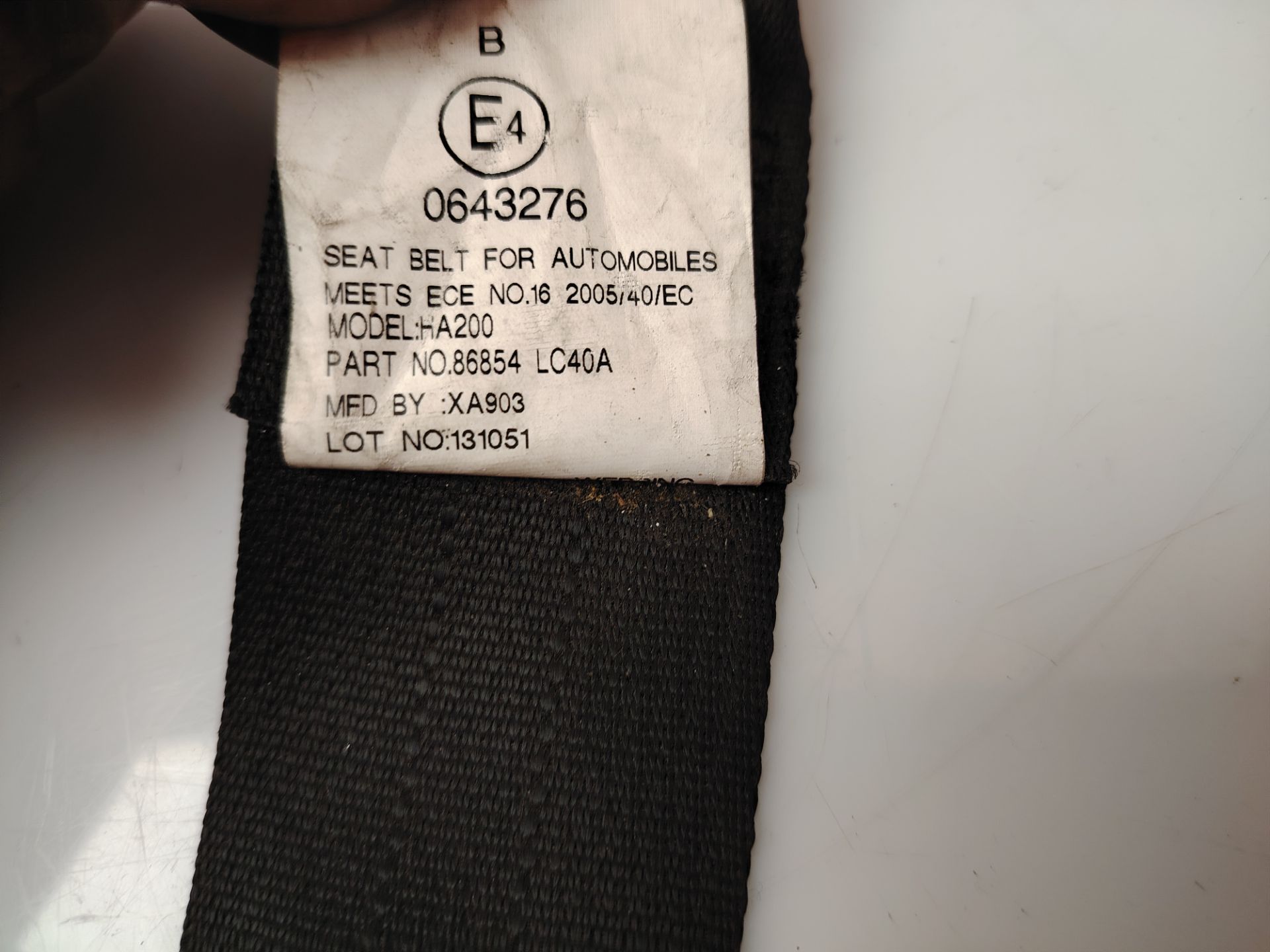 CINTURON SEGURIDAD DELANTERO IZQUIERDO 136617