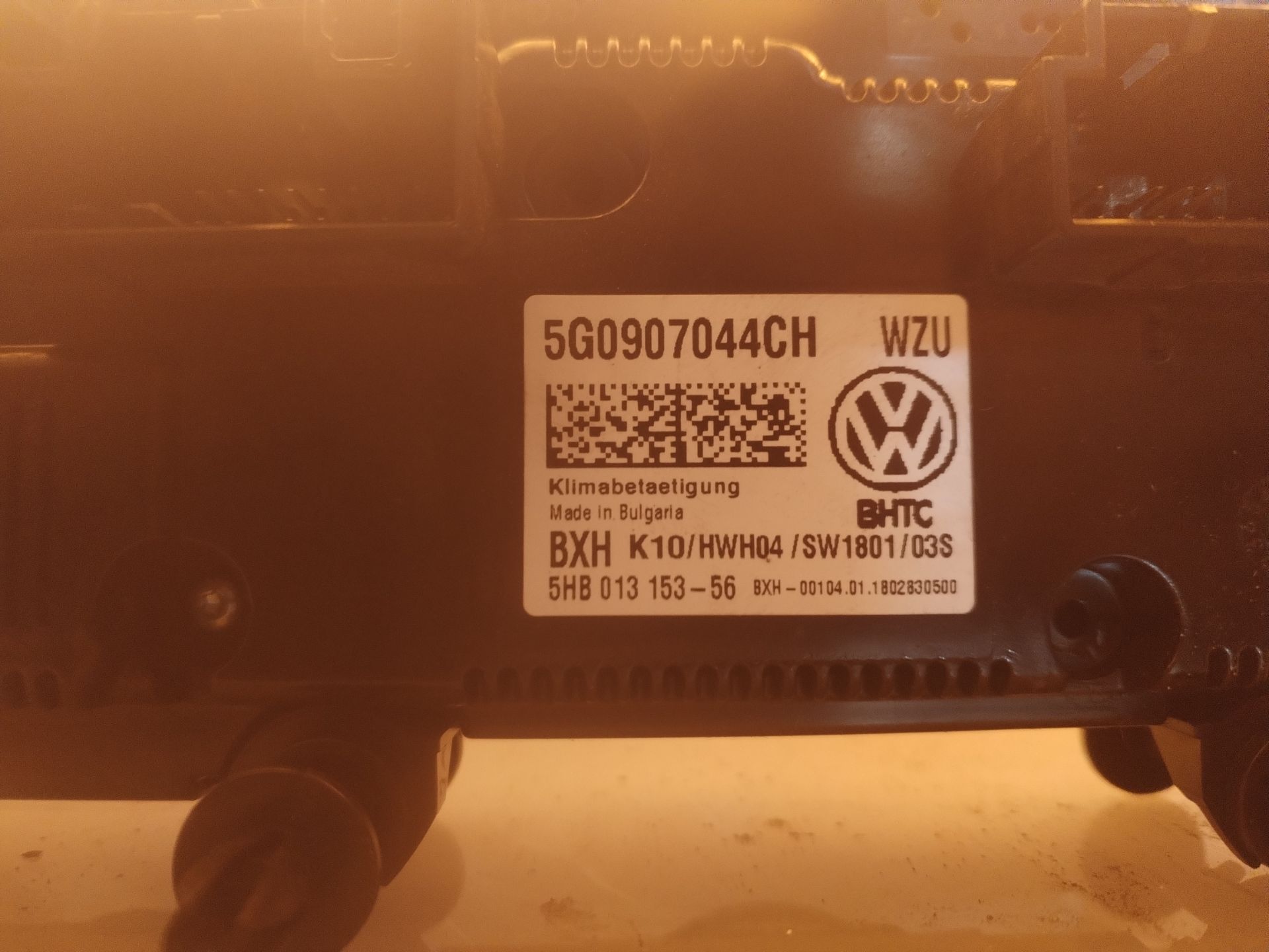 MANDO CALEFACCION / AIRE ACONDICIONADO 137048