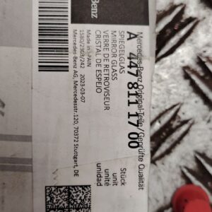 CRISTAL RETROVISOR DERECHO 138505