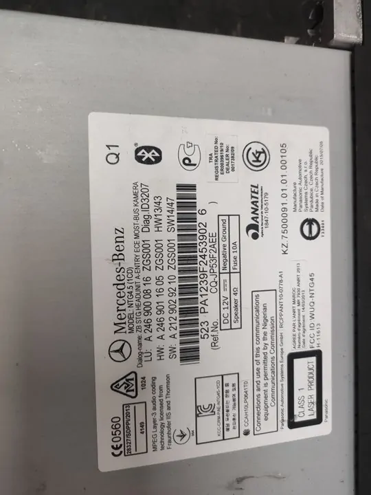 SISTEMA AUDIO / RADIO CD 109546