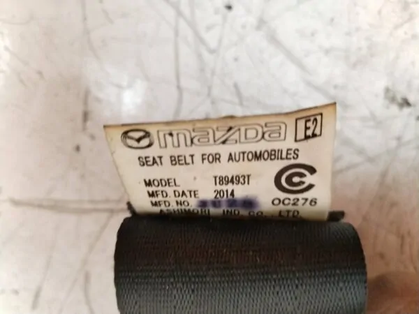 CINTURON SEGURIDAD TRASERO DERECHO 114085