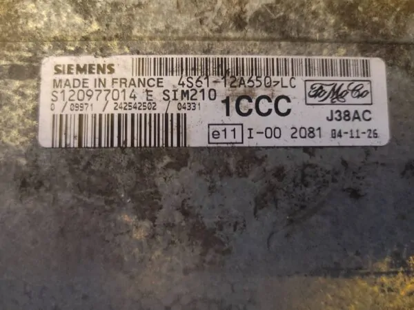 CENTRALITA MOTOR UCE 96566