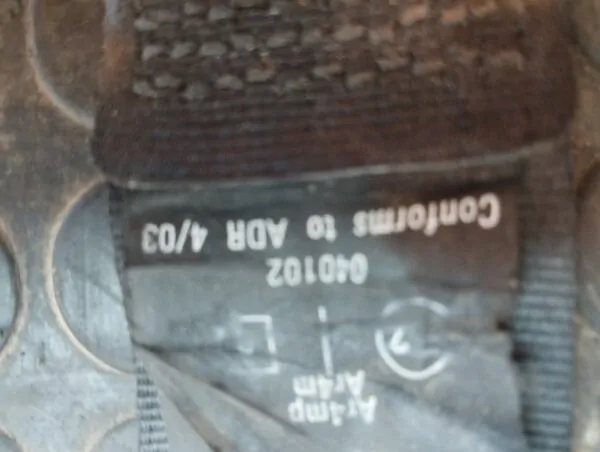 CINTURON SEGURIDAD DELANTERO DERECHO 107444