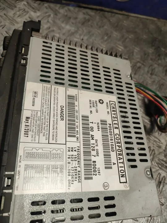 SISTEMA AUDIO / RADIO CD 104075