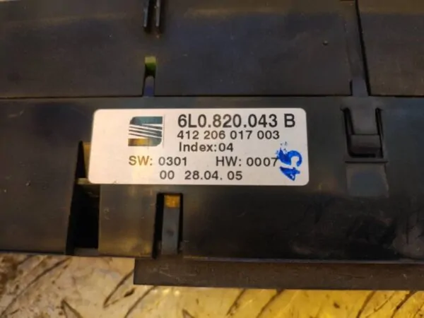 MANDO CALEFACCION / AIRE ACONDICIONADO 100766