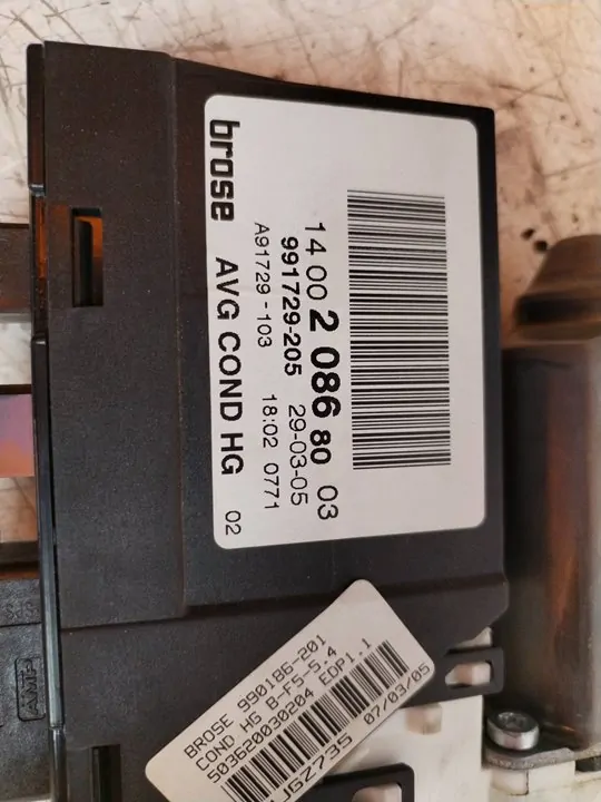 MOTOR ELEVALUNAS DELANTERO IZQUIERDO 114818