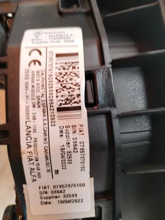 AIRBAG DELANTERO IZQUIERDO 116890