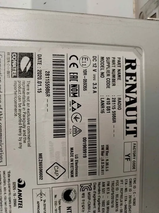 SISTEMA AUDIO / RADIO CD 118035