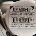 CINTURON SEGURIDAD TRASERO IZQUIERDO 121810