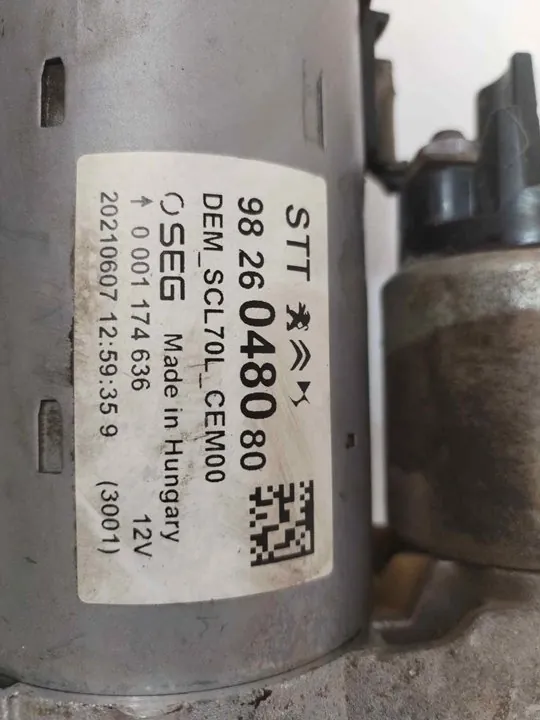 MOTOR ARRANQUE 121642