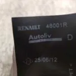 CINTURON SEGURIDAD DELANTERO DERECHO 122292