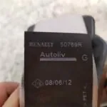 CINTURON SEGURIDAD DELANTERO IZQUIERDO 122293