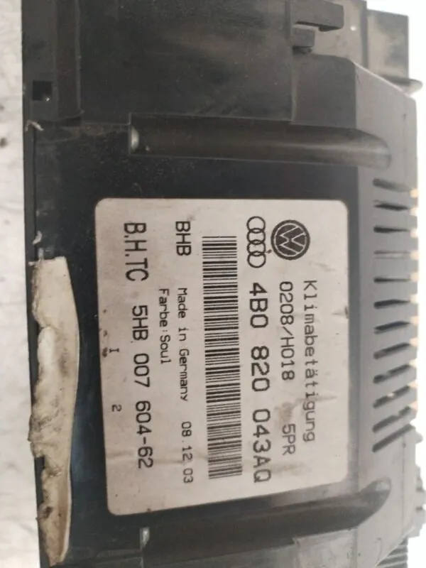MANDO CLIMATIZADOR 125193