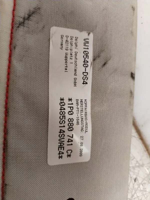 AIRBAG CORTINA DELANTERO IZQUIERDO 125229
