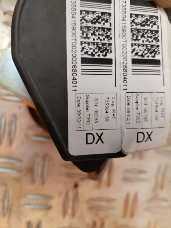CINTURON SEGURIDAD DELANTERO DERECHO 127043