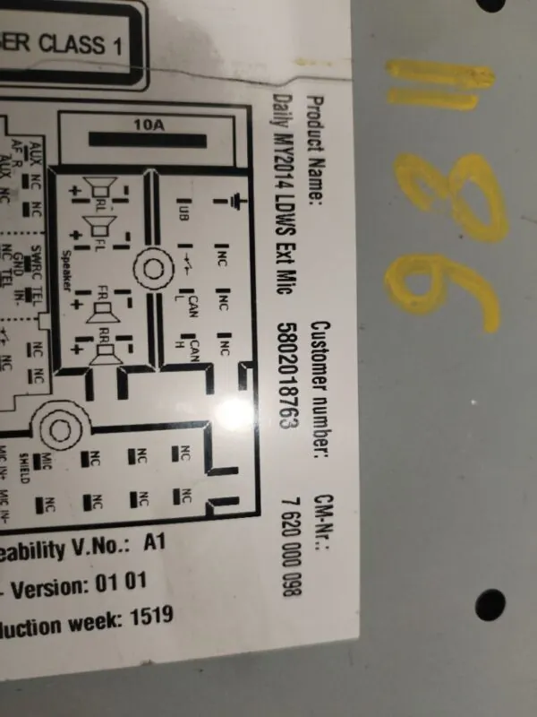 SISTEMA AUDIO / RADIO CD 127312