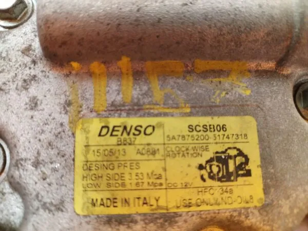 COMPRESOR AIRE ACONDICIONADO 126819