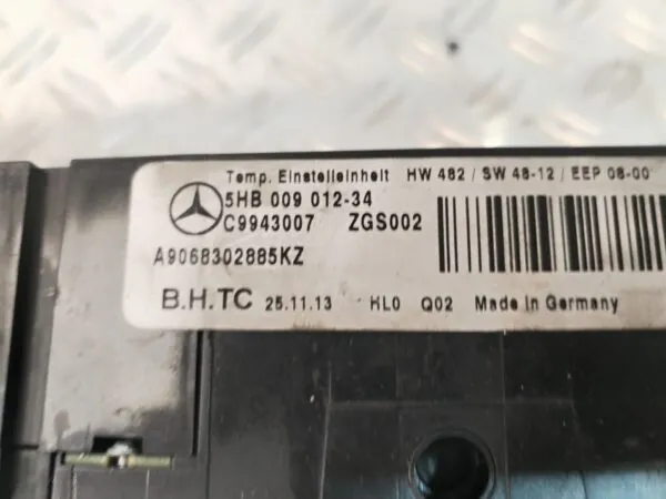 MANDO CALEFACCION / AIRE ACONDICIONADO 125911